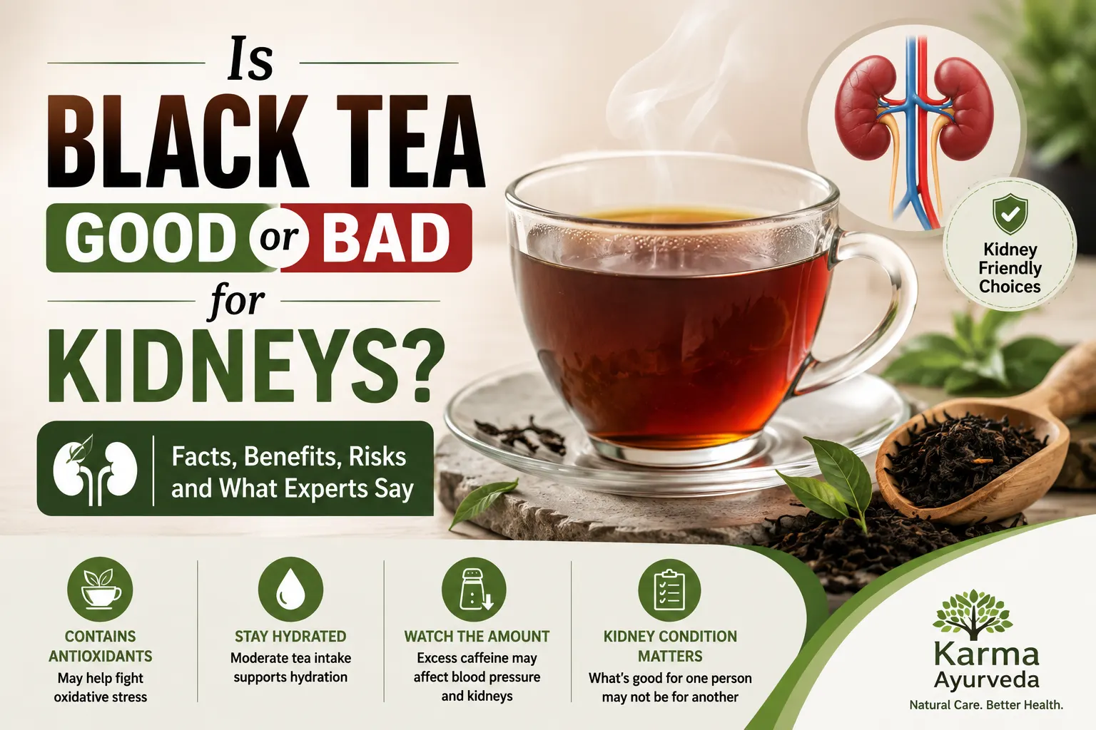 Is Black Tea Good or Bad for Kidneys?